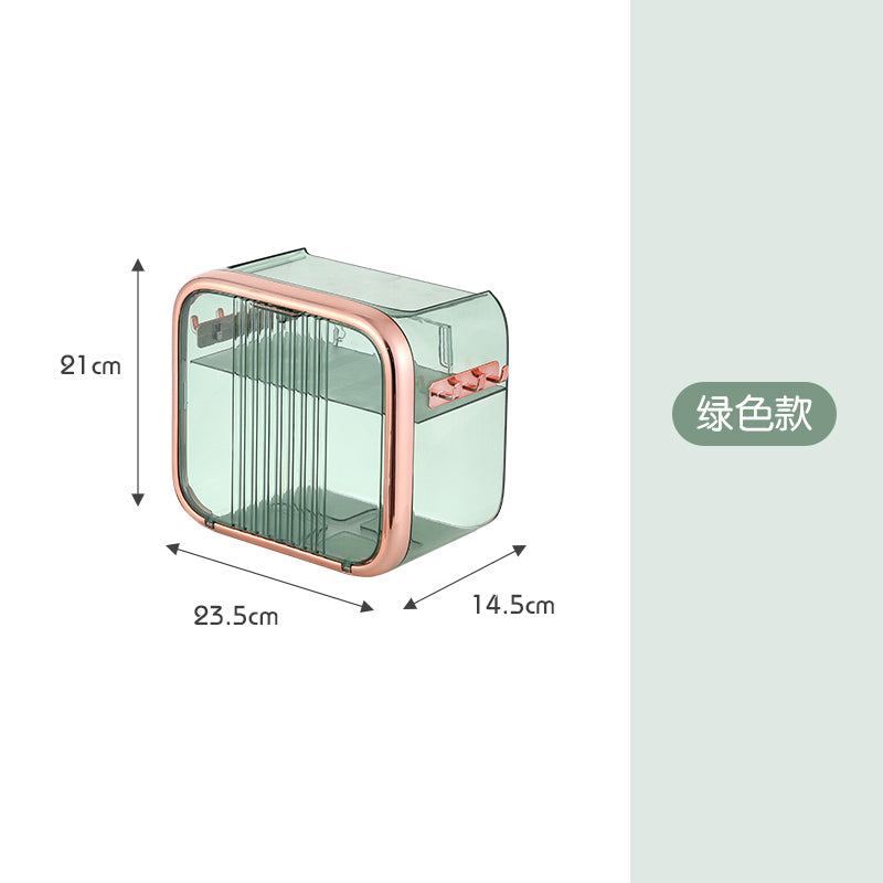 Marcolo clear tissue box, second view