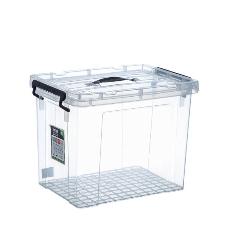 Marcolo white folding table with multiple views and clips.