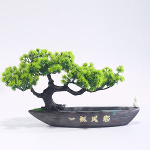 Artificial Pine Bonsai in Decorative Pot, 20 cm (APML12)