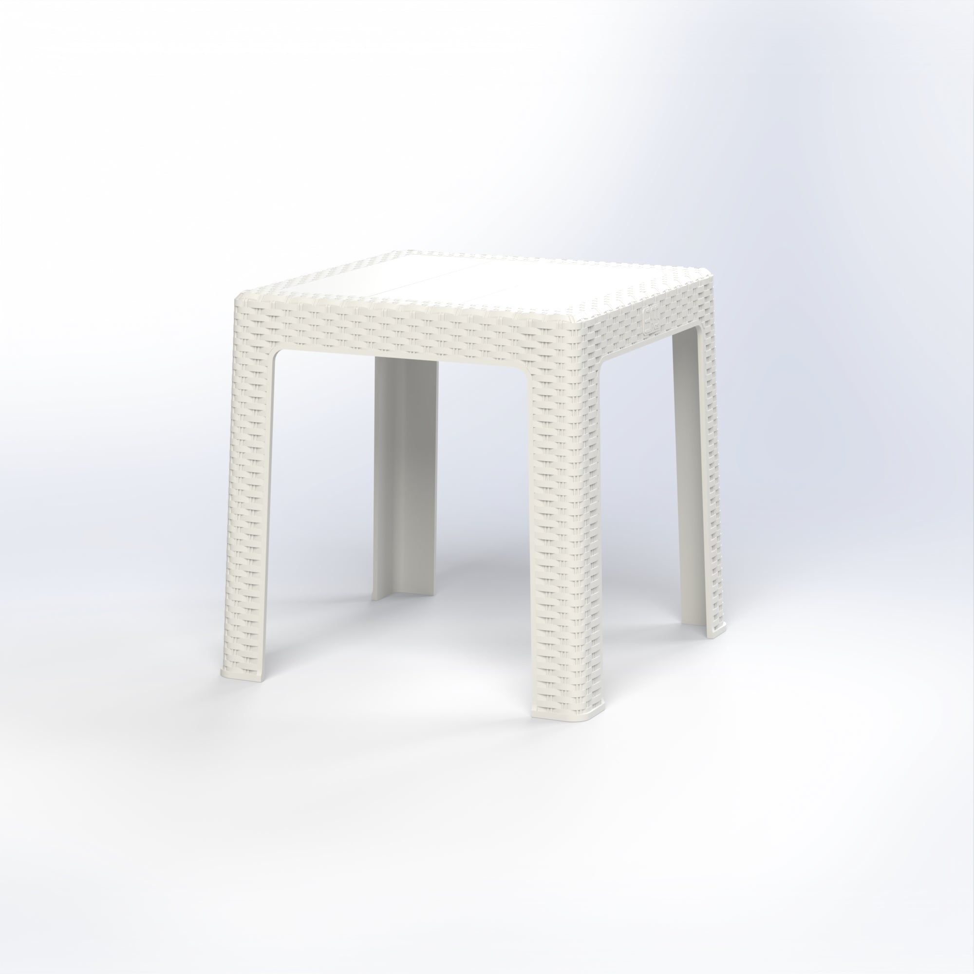 Marcolo 5 clear stacked storage boxes with craft supplies.