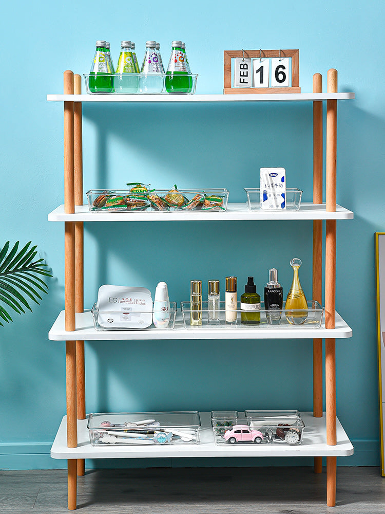 Marcolo pastel laundry buckets in bathroom.