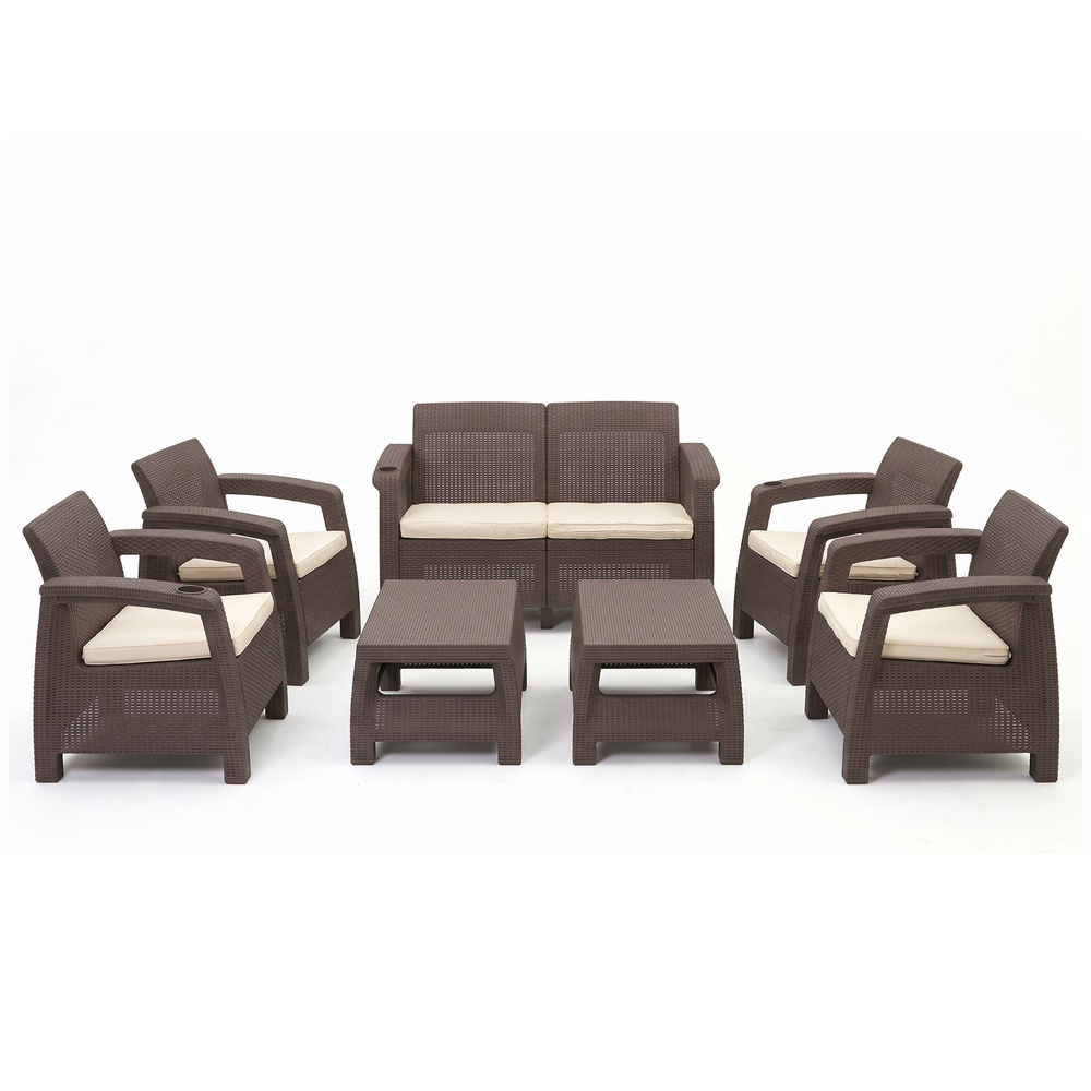 Havana 6-Seater Sofa Set 2+1+1+1+1, Seat Cushions