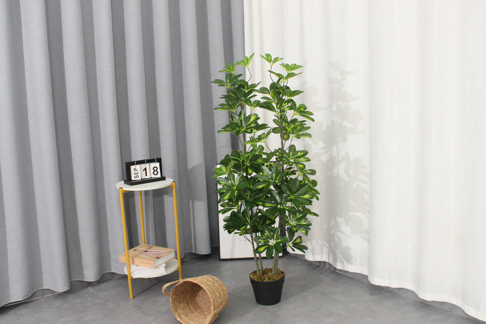 Artificial Schefflera Arboricola Tree 120cm 80l Indoor Décor