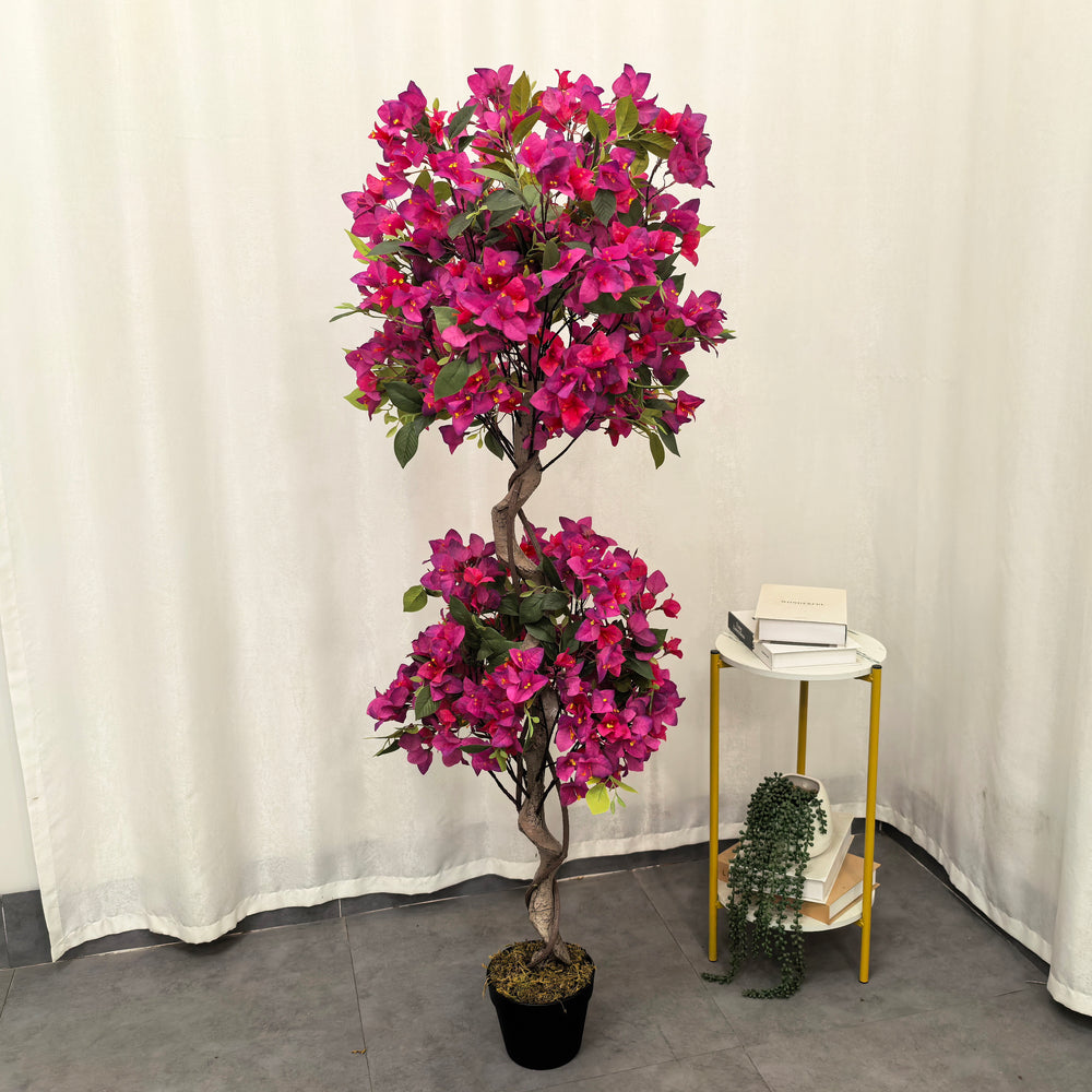 Artificial Bougainvillea Tree 150cm Lifelike Indoor Décor Tree