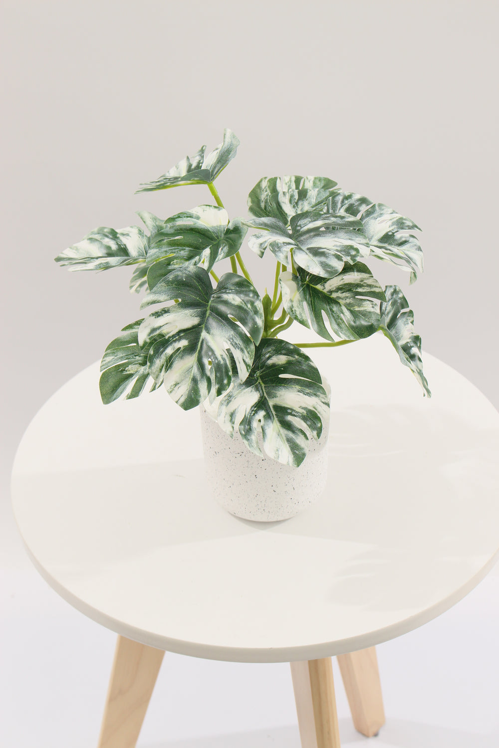 Mini Artificial Monstera Tree 25cm 13l Decorative Plant