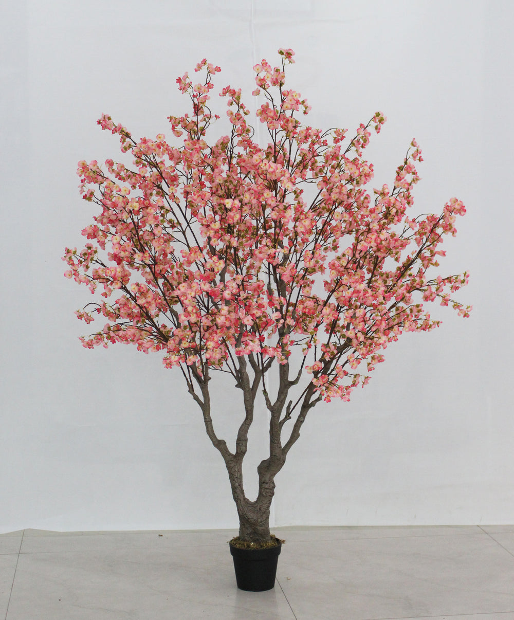 Artificial Mini Cherry Tree 200cm Tall Indoor Decorative Tree