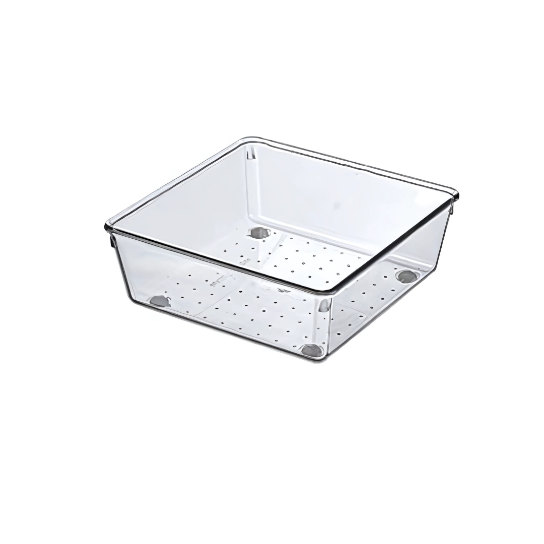 Marcolo clear long plastic drawer organizer.