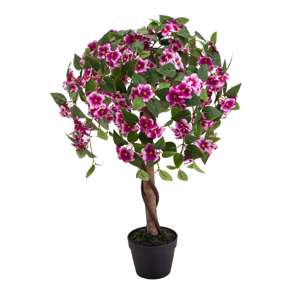 Artificial Chinese Flowering Crabapple Tree 90cm Indoor Décor