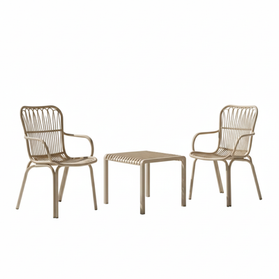 Serena Outdoor Bistro Set with Coffee Table