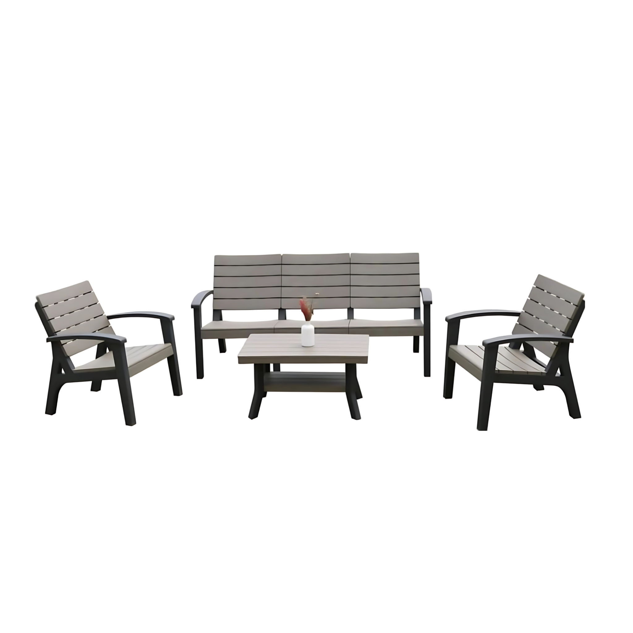 Outdoor 5-seater sofa set by Marcolo, modern furniture for patios and terraces