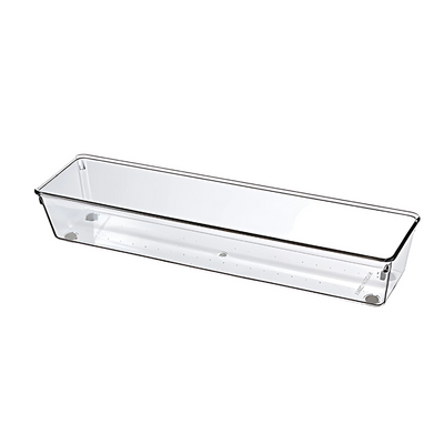 Extra-Long Clear Acrylic Drawer Organizer, 32.5×8×5.6 cm