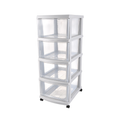 4-Layer Storage Cabinet, 43×34×85 cm