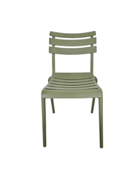 Lido Armless Chair – Green, view 2