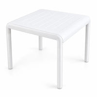 Marcolo Ibiza sun lounger side table, white