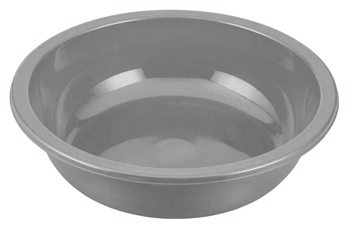 20L Large Round Plastic Basin – Grey