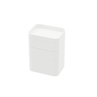 White plastic cases stacked: the MC-1891 to MC-1894 range