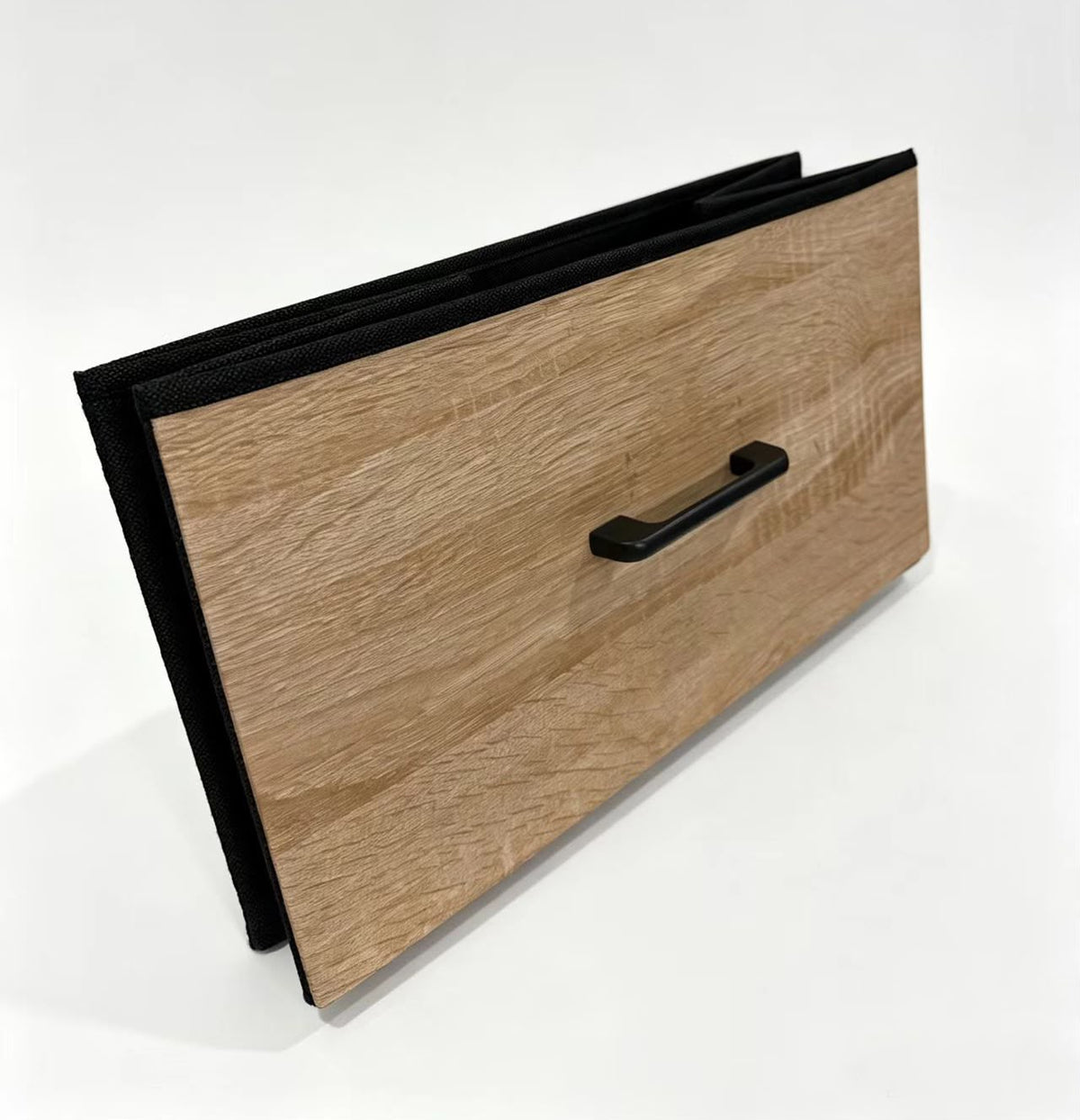 Nova Storage Drawer with Handle, 39×27.4×21 cm, Brown & Black – alternate view