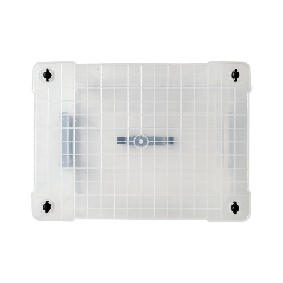 27L Plastic Storage Box with Lid – Transparent Stackable Organizer with Handles