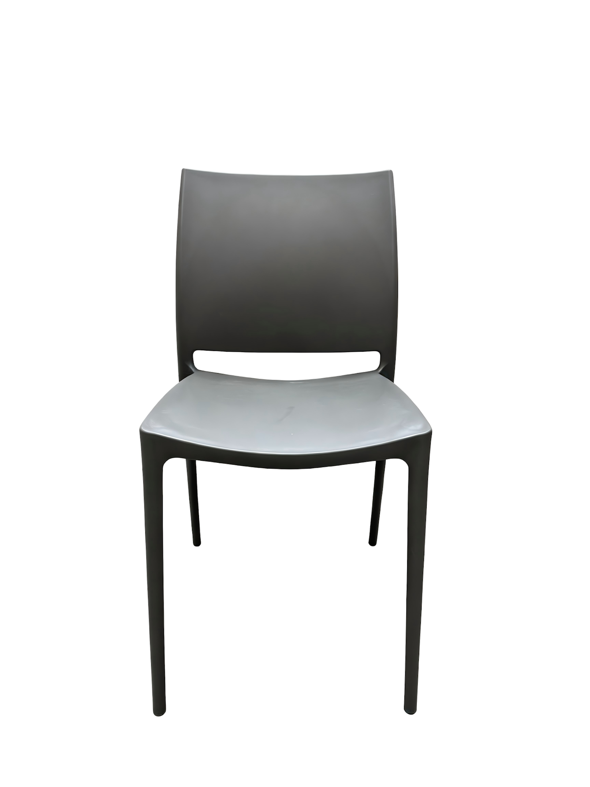 Lucca Armless Chair – Grey, view 2