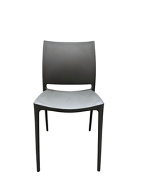Lucca Armless Chair – Grey, view 2