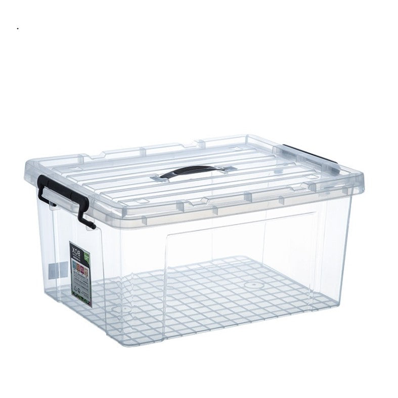20L Clear Storage Box with Lid & Handles – Marcolo