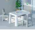 Kids Table & 2 Chairs Set with Storage Drawers