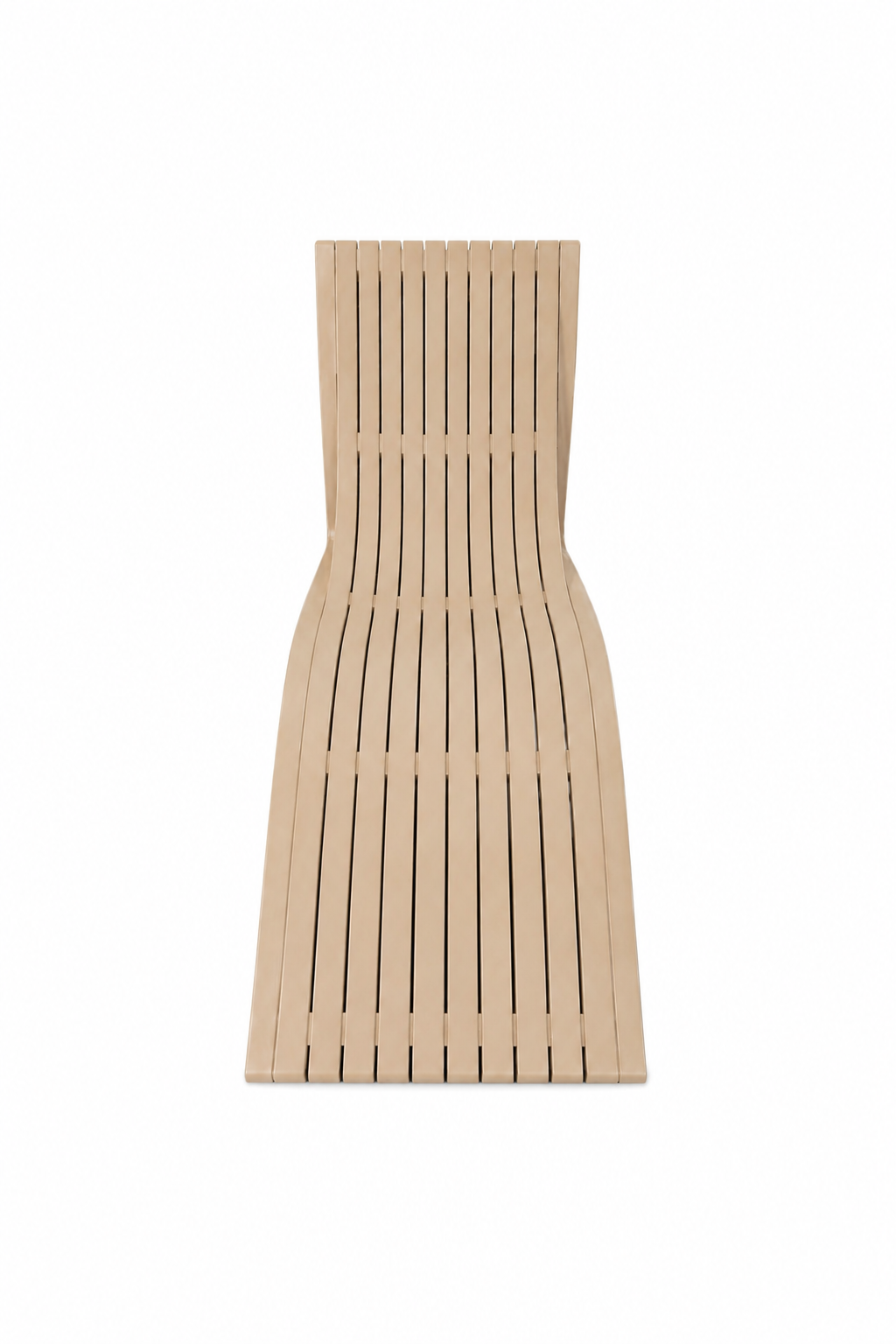 Marcolo Valencia sun lounger, beige, top view