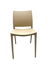 Lucca Armless Chair – Beige, view 2