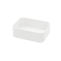 علبة بلاستيكية، 15×11×6.5 cm، أبيض