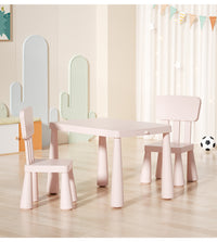 Kids Table & 2 Chairs Set – Pink