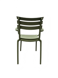 Lido Chair with Arms, Green – Green, view 4