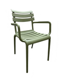 Lido Chair with Arms, Green
