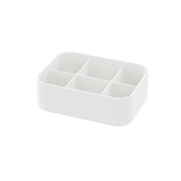 Plastic Case with Lid, 15×11×6.5 cm, White – without lid
