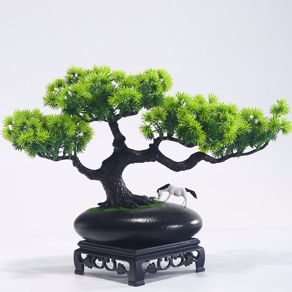 Artificial Pine Tree 23cm Small Indoor Decorative Accent