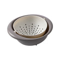 Round Colander with Bowl Set for Easy Washing and Draining