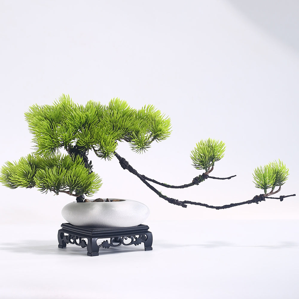 Artificial Pine Tree 23cm Mini Indoor Decorative Accent