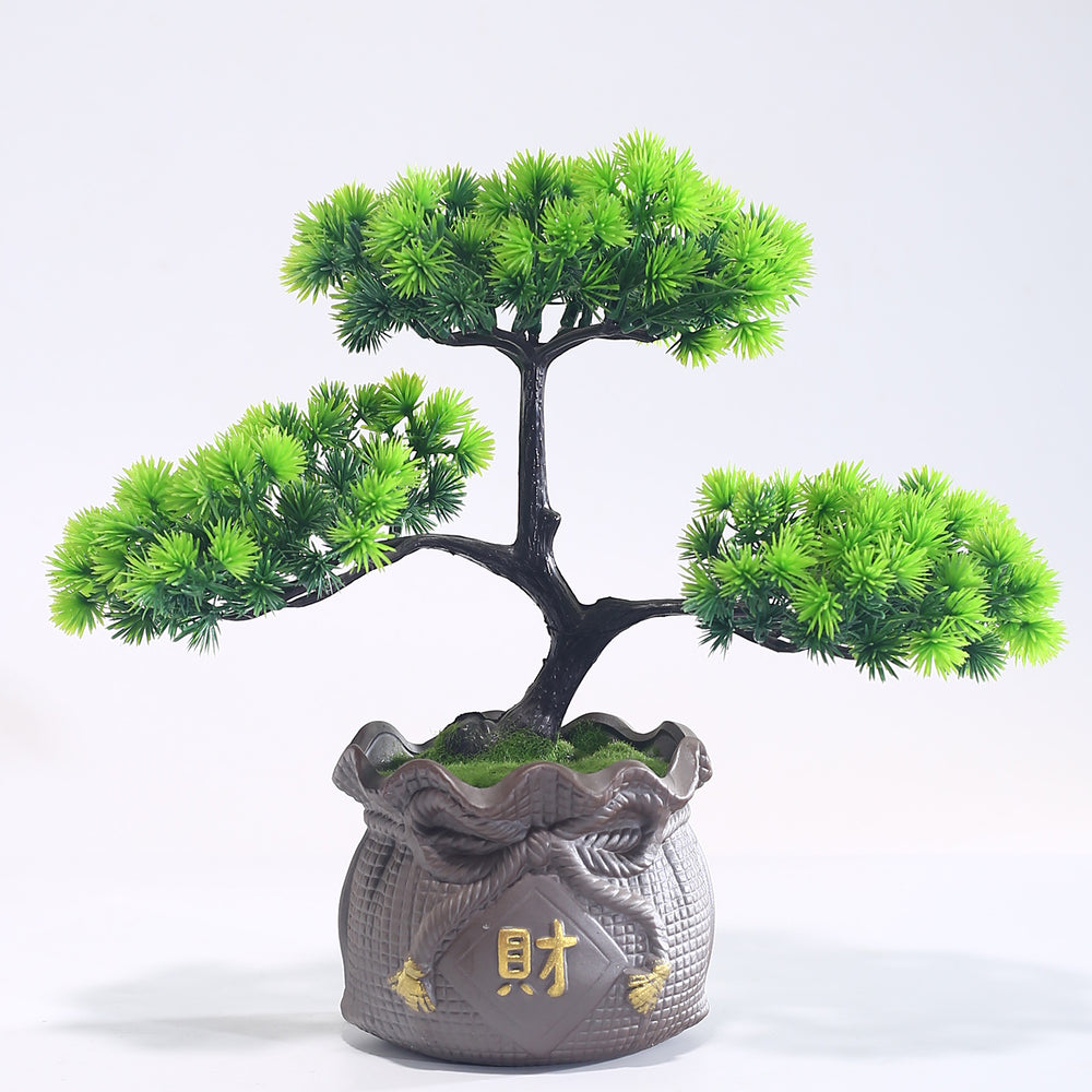 Artificial Pine Tree 29cm Mini Indoor Decorative Accent