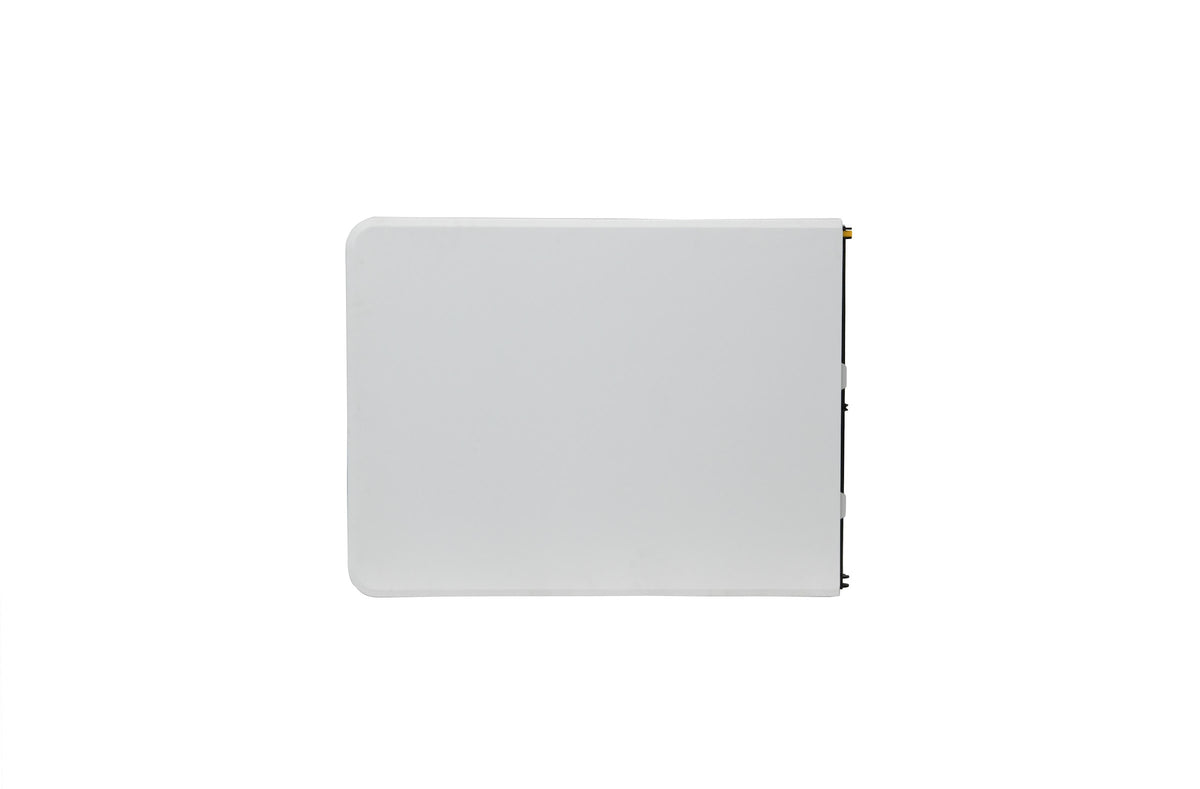 180×70 cm centerfold folding table – folded in half like a case for storage