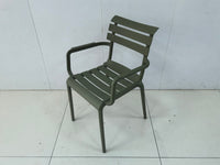 Lido Chair with Arms, Green – Green, lifestyle view 2