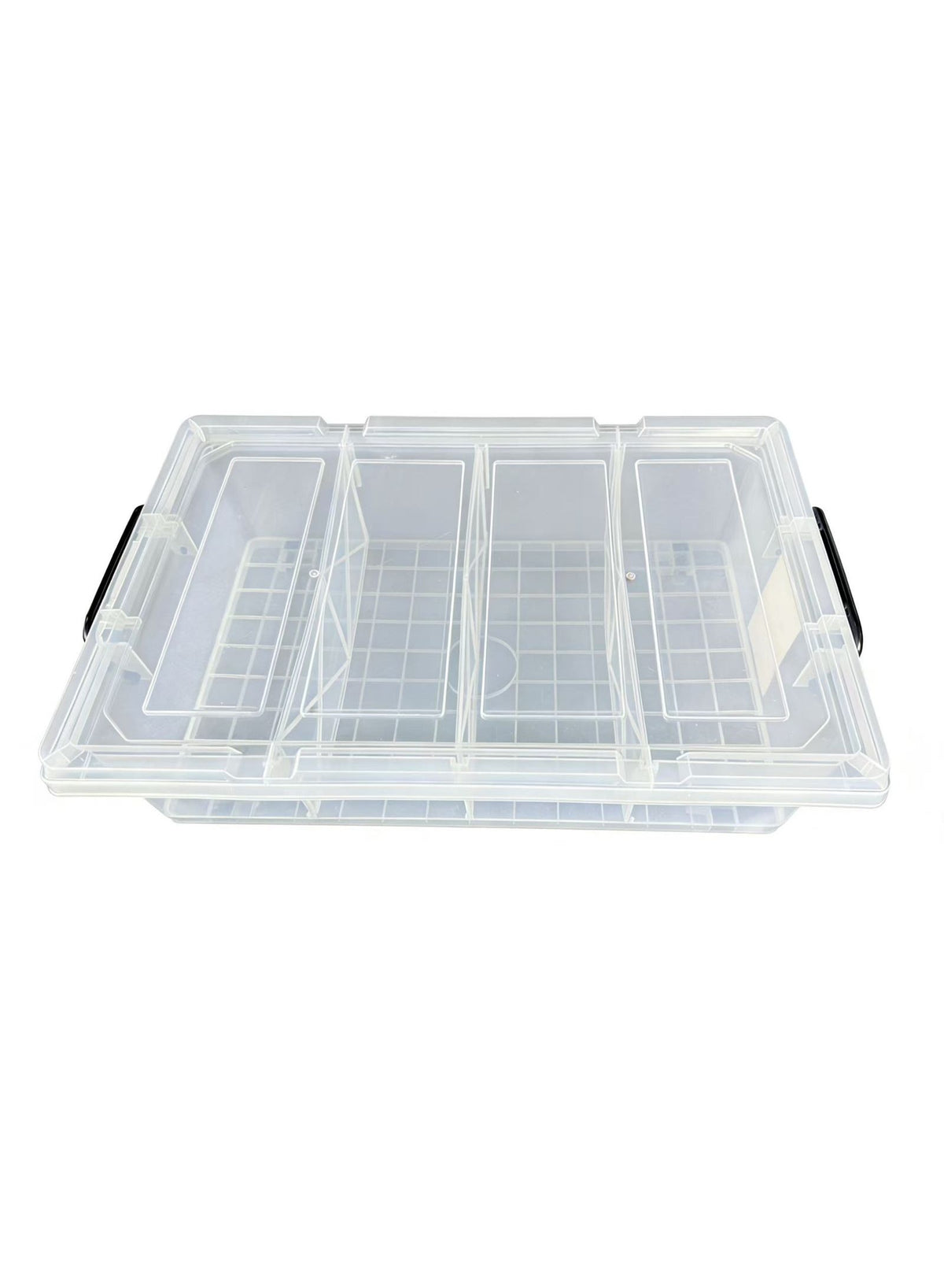 25L Underbed Storage Box top view showing dividers