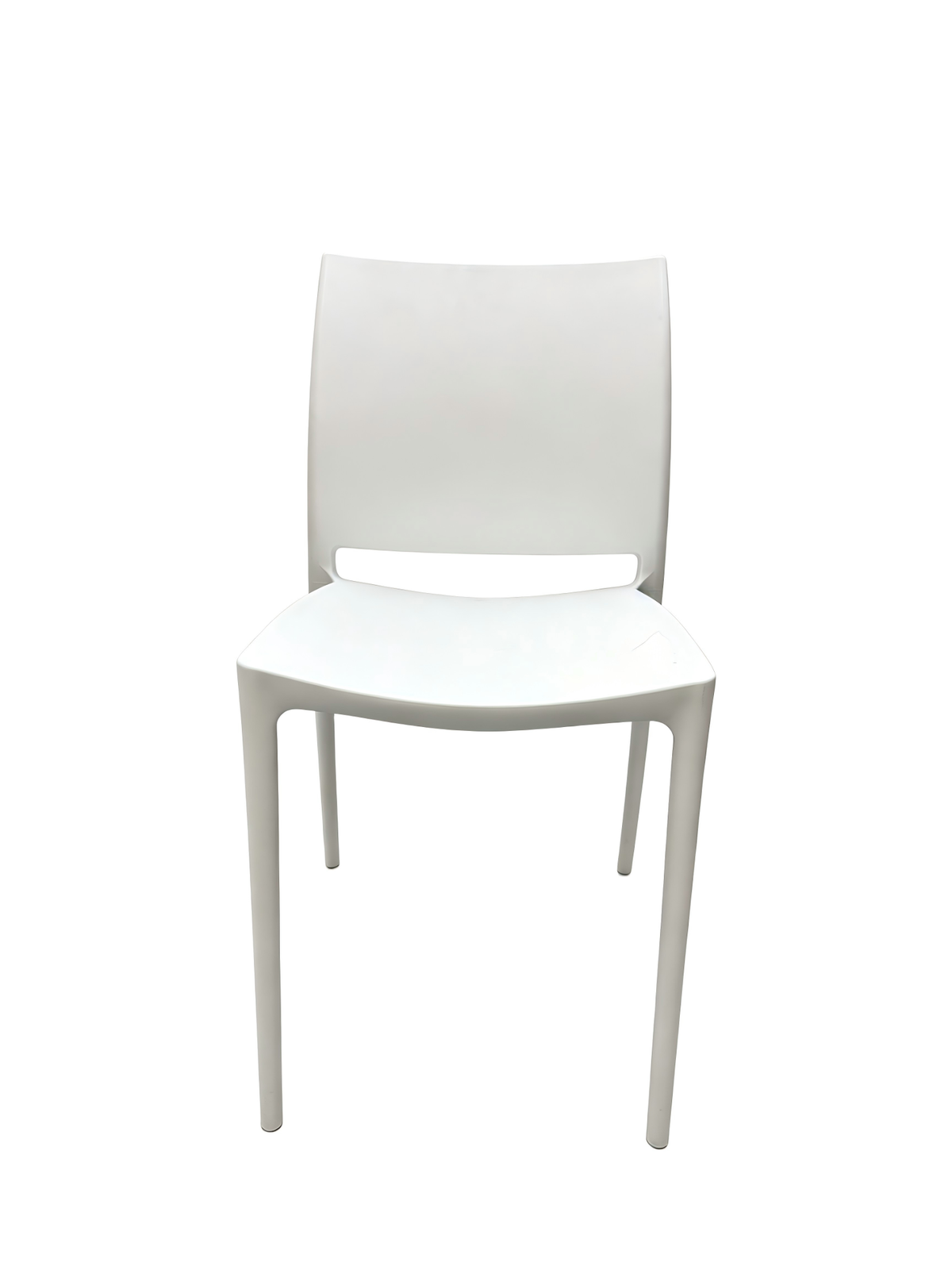 Lucca Armless Chair – White, view 2