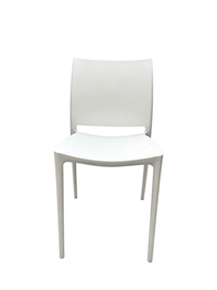 Lucca Armless Chair – White, view 2