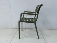 Lido Chair with Arms, Green – Green, lifestyle view 3