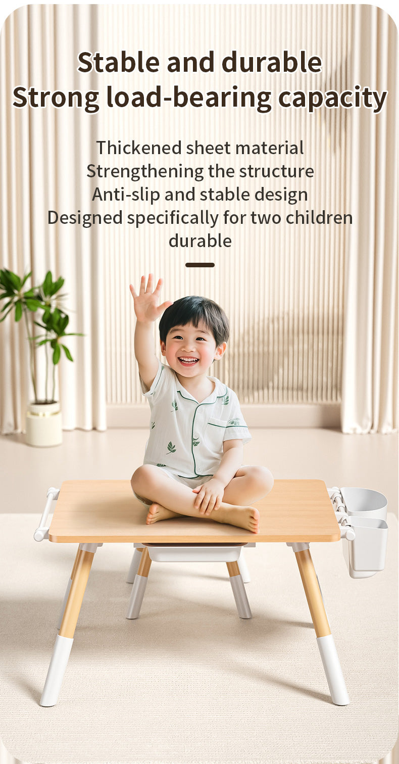 Adjustable Kids Table & 1-Chair Set – sturdy table top
