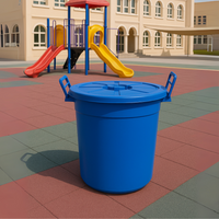 55L Heavy-Duty Storage Bucket with Secure Lid – lifestyle view