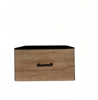 Nova Storage Drawer with Handle, 39×27.4×21 cm, Brown & Black – detail view