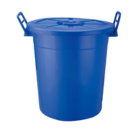 Marcolo 55L heavy-duty storage bucket with secure lid
