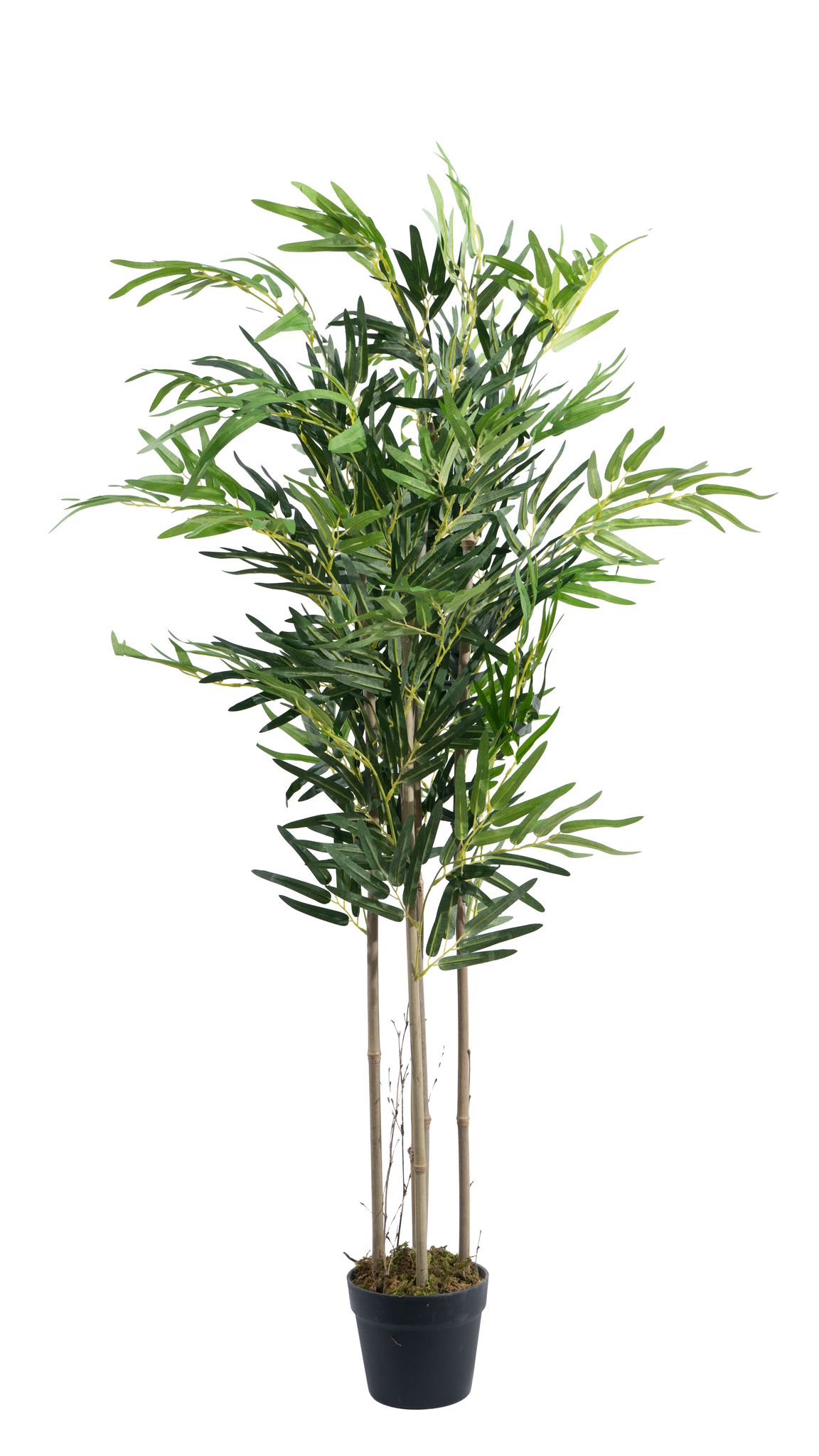 Marcolo artificial bamboo plant with pot, 120 cm, full view
