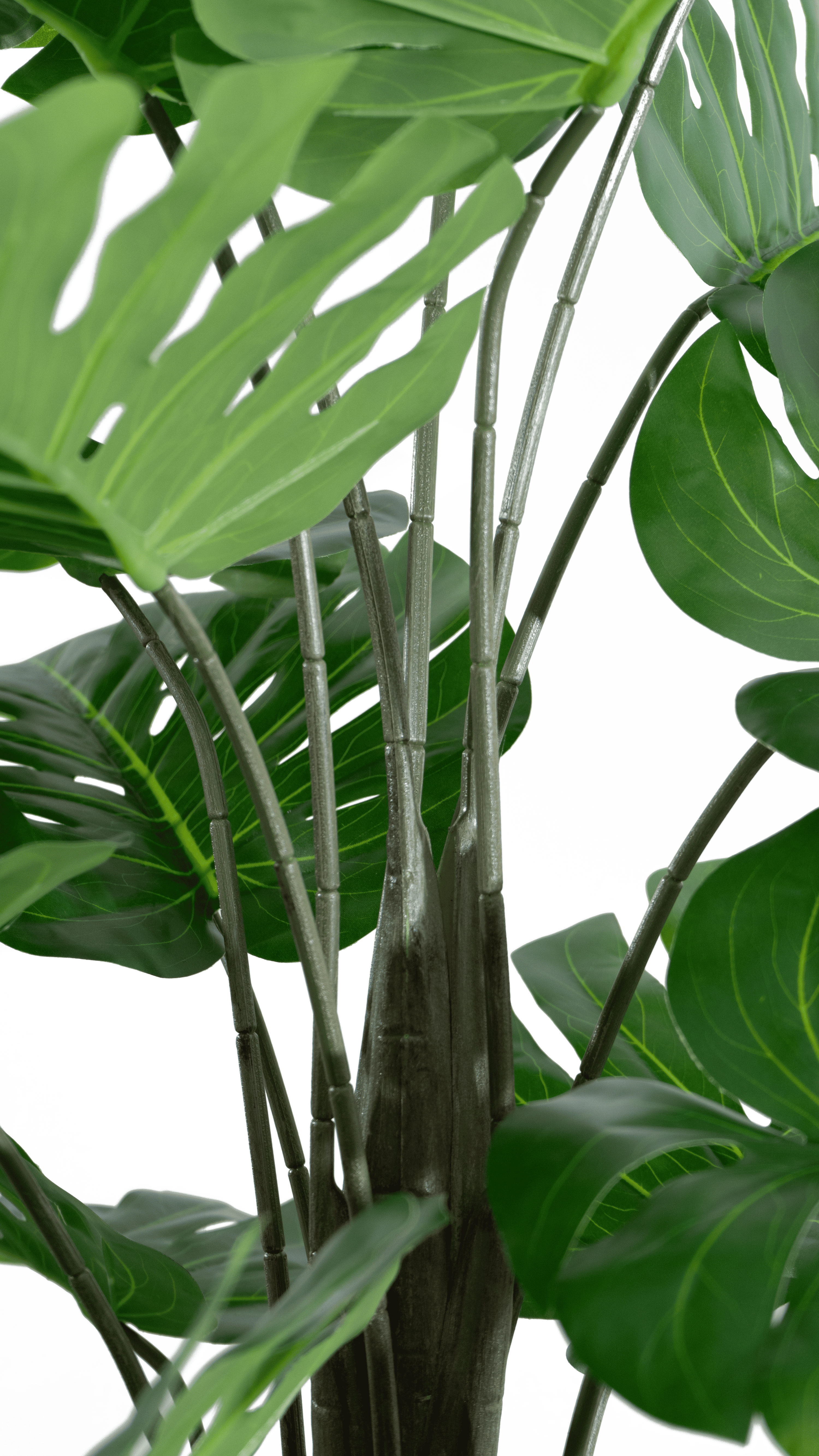 Marcolo 130cm Artificial Monstera Tree Stem Detail View