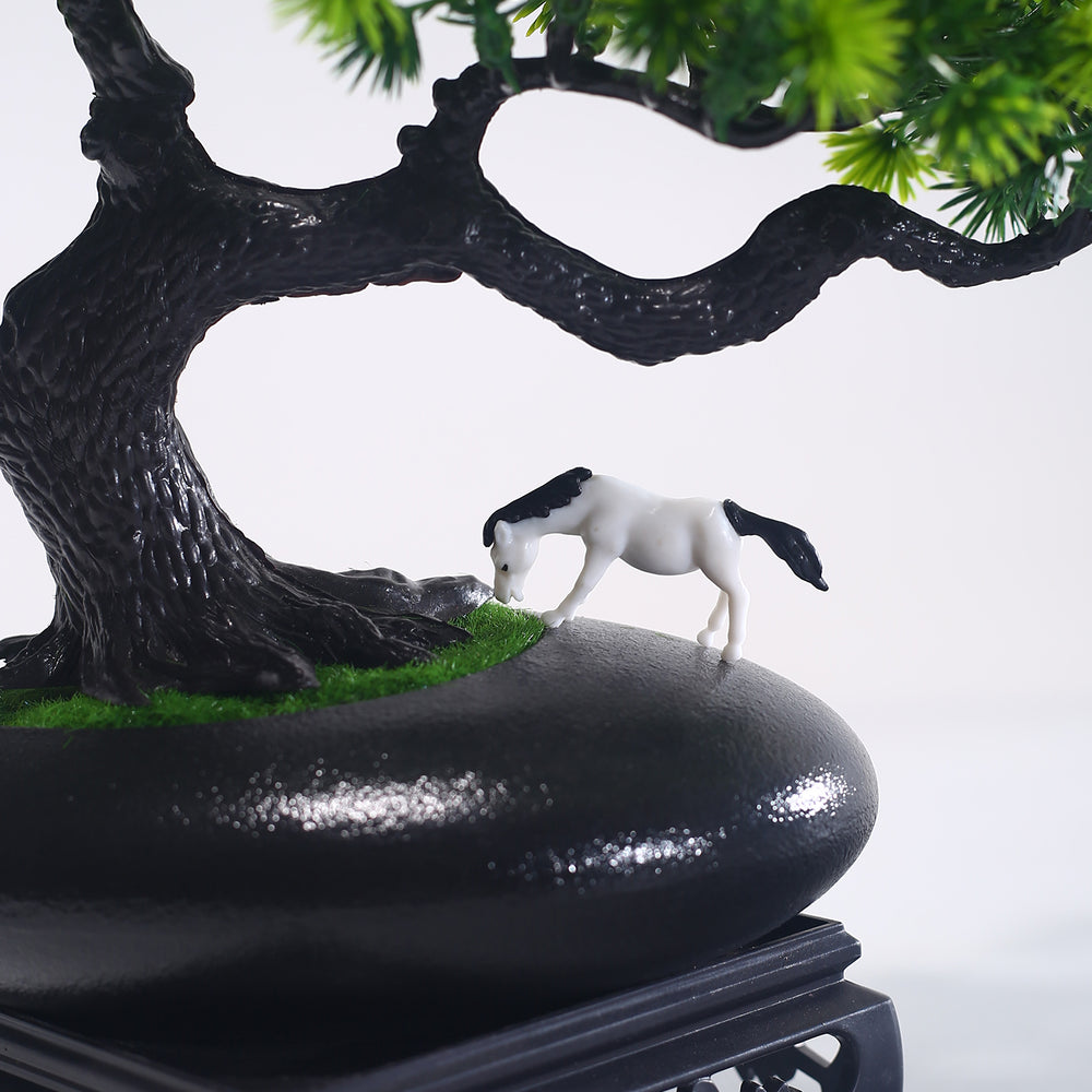 Artificial Pine Tree 23cm Small Indoor Decorative Accent